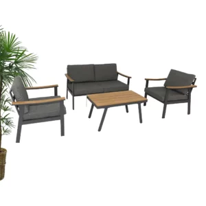 Aluminum Sofa Outdoor Furniture 4 Seaters