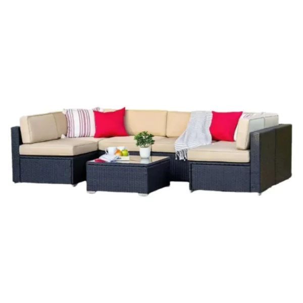 outdoor garden rattan sofa