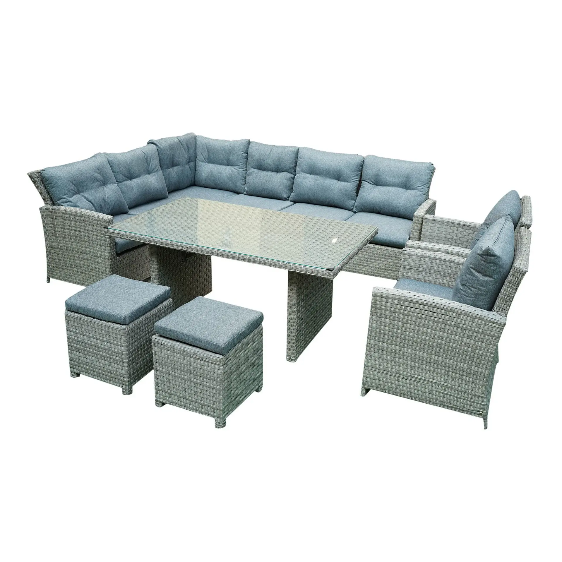 Swin 9 Seater sofa set Gray