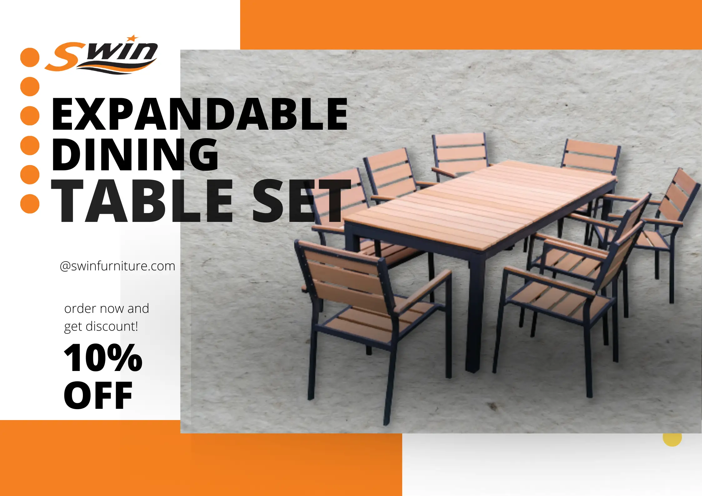 outdoor furniture dining set