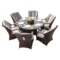 rattan dining table set