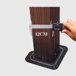 3.65x6m  Double Roof Aluminum Gazebo Brown - Image 6