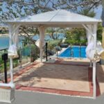 3x3m Galvanized Roof Aluminum Gazebo White