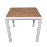 Aluminum Frame WPC Square Outdoor Dining Table - Image 2