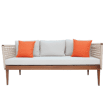 Swin Aluminum Hand Rope 6-Seater Outdoor Garden Furniture Sofa Set - Image 3