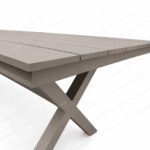 Swin Luxurious Aluminum Frame 8-Seater Outdoor Dining Set with Cushions for Balcony and Backyard - Image 6