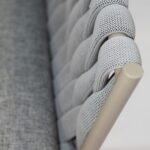 Swin Stylish Aluminum & Rope Outdoor Patio Dining Chair With Cushion Grey - Image 4