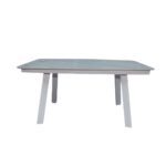 Swin Aluminum Frame 6-Seater Outdoor Dining Set with Cushions for Garden and Patio - Image 6