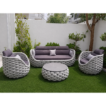 Comfort Rope Articles Leisure Terrace Chair 7 Seaters Sofa Set For Villas - Image 8
