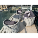 Comfort Rope Articles Leisure Terrace Chair 7 Seaters Sofa Set For Villas - Image 9