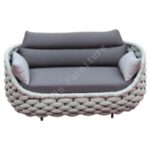 Comfort Rope Articles Leisure Terrace Chair 7 Seaters Sofa Set For Villas - Image 4