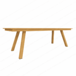 Outdoor Garden Aluminum Rectangle Eight Seater Dining Table - Image 4