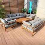 Swin 7-Seater Outdoor Garden Sofa
