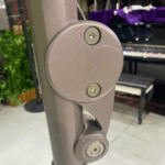 Swin Center Pole Garden Umbrella with Sturdy Metal Base Ideal for Rooftop and Terrace Use, Durable Aluminum Alloy Pole, and High-Quality Fabric Canopy - Image 5