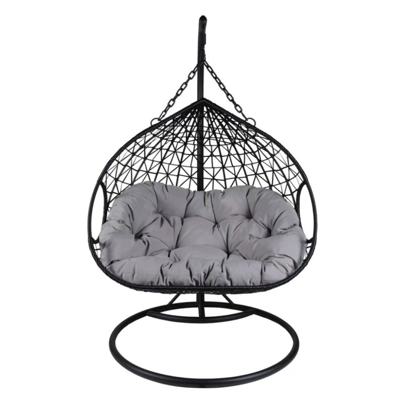 Swin Outdoor Comfortable Swing Chair Nordic Home Balcony Hanging Basket Wicker Chair Swing for Terrace Balcony Garden