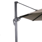 Swin 3.5m  Roman Umbrella with Rotating Canopy – Sand Color, UV50+ Protection - Image 2