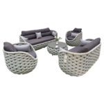 Comfort Rope Articles Leisure Terrace Chair 7 Seaters Sofa Set For Villas - Image 2