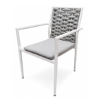 Swin Aluminum Frame & Rope Dining Chairs