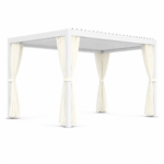Swin Modern Aluminum Frame Louver Pergola Tent 3x4M with Manual Opening Roof – Outdoor Garden & Patio Shade - Image 3