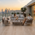 Swin Patio Lounge Sofa Set – 5-Seater with Comfy Cushions - Image 2