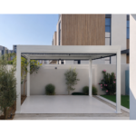 Swin Manual Textilene Pergola with Roller Blinds 3x4m – 4 Panel Outdoor Sun Shade - Image 8