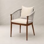 Swin Patio Aluminium Chair With Cushion