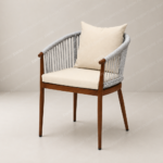 Swin Patio Aluminium Chair With Cushion - Image 2