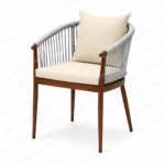 Swin Patio Aluminium Chair With Cushion - Image 3