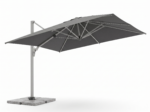 Swin 3x4m Large Roman Umbrella with Rotating Canopy – Heavy-Duty Aluminum Frame, Grey - Image 2